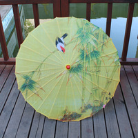 Jedwabna tkanina kobiety parasol japoński wiśniowe kwiaty starożytny taniec parasol dekoracyjny parasol chiński styl chińska parasolka z papieru 2